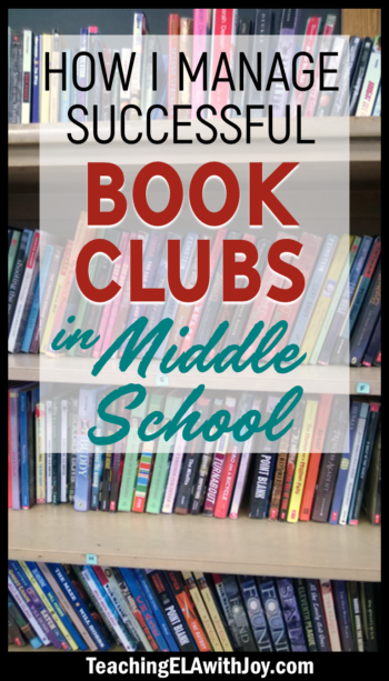 Independent reading will be a hit with students in your ELA middle school classroom with these tips and tricks. Read about how to set up and manage Book Club / reading workshop successfully. www.TeachingELAwithJoy.com