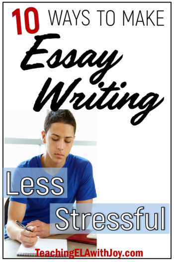 teaching essay writing to middle school students