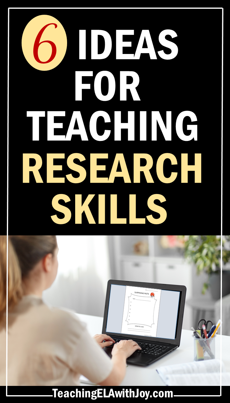 teaching research skills high school